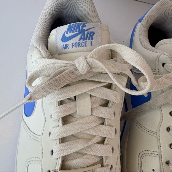 Nike Air Force 1 Low White University Blue Size 6Y Youth DC9486-104 - Picture 7 of 11